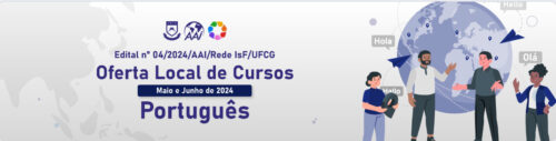 Banner oferta de cursos de português